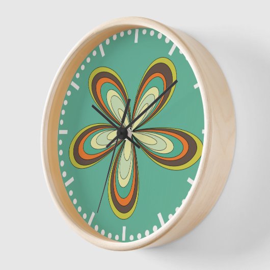 70’s retro spring hippie flower power uhr (Winkel)