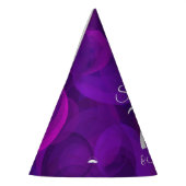 70 & Sensational Elegant Lila Geburtstag Partyhütchen (Links)