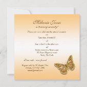 70. siebzigstes Geburtstagsherbst-Foto Einladung (Rückseite)