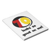 70 sieht so gut aus wie mir T - Shirt und Geschenk Notizblock (angewinkelt)