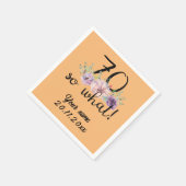 70 So was - Funny 70. Geburtstag Serviette (Ecke)