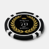 70 So, was Funny Laurel Wreath Crown 70. Geburtsta Pokerchips (Einzeln)