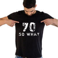 70 So was Funny Sprichwort 70. Geburtstag Schwarze