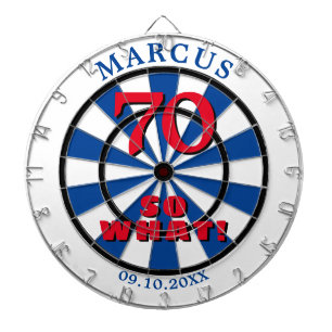 70 so, was Funny Zitat 70. Geburtstag Dartboard Dartscheibe