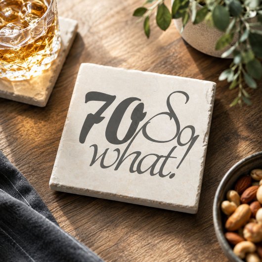 70 so, was Funny zitiert 70. Geburtstag Steinuntersetzer