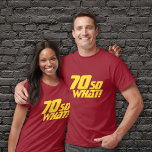 70 So, was lustige Inspiration Zitat 70. Geburtsta T-Shirt<br><div class="desc">70 So, was lustige Inspiration Zitat 70. Geburtstag T - Shirt. Ein moderner T - Shirt mit einem motivierend und lustigen Zitat 70 So was! Toll als Geschenkidee zum Geburtstag für eine positive Person, die ihren 70. Geburtstag feiert. Der Text ist perfekt für eine Person mit einem Sinn für Spaß....</div>