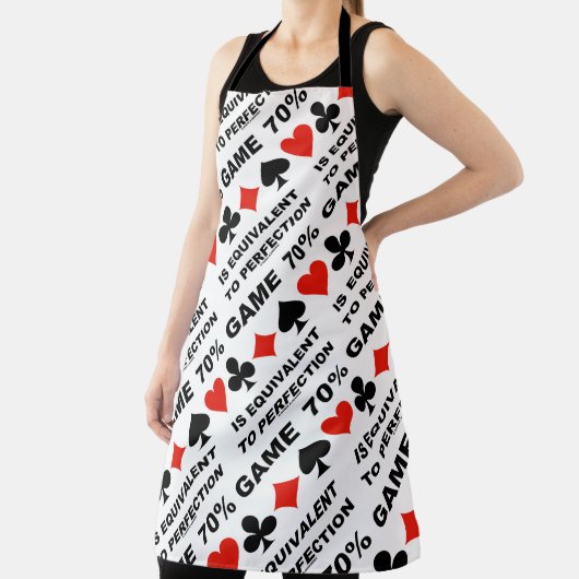70% Spiel entspricht Perfection Bridge Spaß Schürze (InSitu)