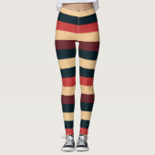 70 Streifen Leggings (Vorderseite)