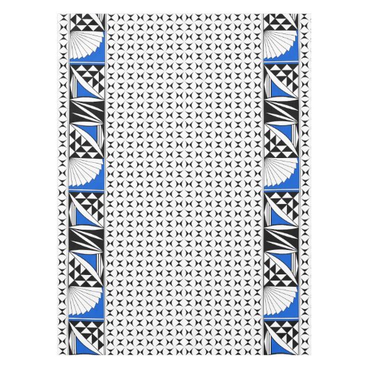 70" Südwestsonnenaufgang in Blau Tischdecke (Vorderseite)