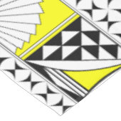 70" Südwestsonnenaufgang in Gelb Tischdecke (Schrägansicht)