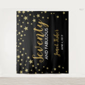 70 u. fabelhafte Geburtstag Wandteppich (Vorderseite)