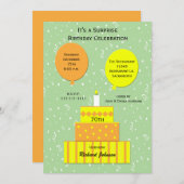 70. Überraschung Birthday Party Einladung (Vorne/Hinten)