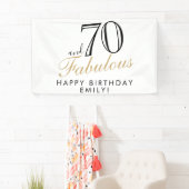 70 und fabelhaftes Elegant 70. Geburtstag Banner (Insitu)