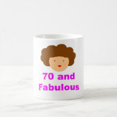 70 und fabelhaftes kaffeetasse (Mittel)