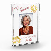 70. und Fabulous Foliage 70. Geburtstag Fotoblock (Links)