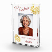 70. und Fabulous Foliage 70. Geburtstag Fotoblock (Rechts)