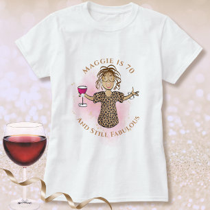 70 und fantastisch lustiger Cartoon 70. Geburtstag T-Shirt