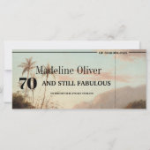 70 und immer noch fabelhafter Tropischer Boarding  (Rückseite)