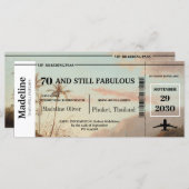 70 und immer noch fabelhafter Tropischer Boarding  (Vorne/Hinten)