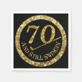 70 und immer noch Swingin' Napkins Serviette (Vorderseite)