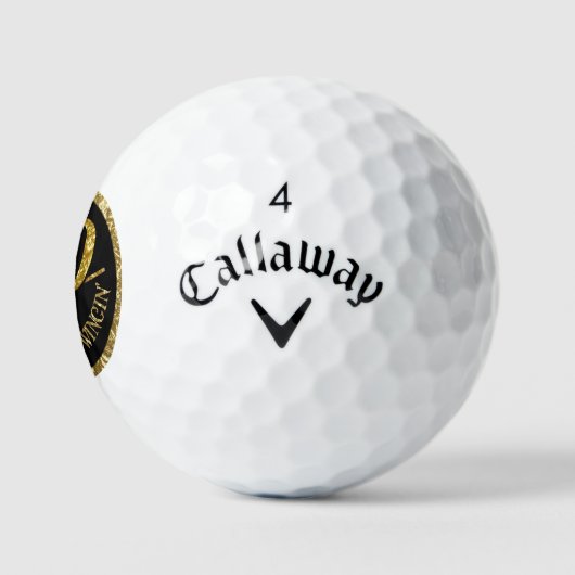 70 und immer noch Swingin'Golf Balls Golfball (Logo)