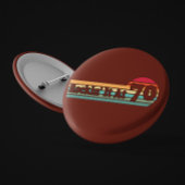 70 und Proud Retro Sunset Abzeichen of Life Button
