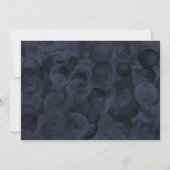 70 und sensationelles rosa schwarzes Foto Geburtst Einladung (Rückseite)