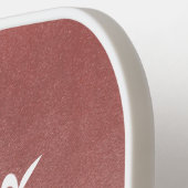 70 und Still Queen of the Court Pink Pickleball Schläger (Linke Seite)