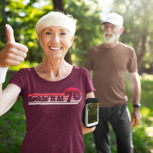 70 und Swanky Retro Rosa Palette Vintag Sunset T-Shirt