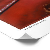 70 Virginis b and Moons Print Poster (Ecke)