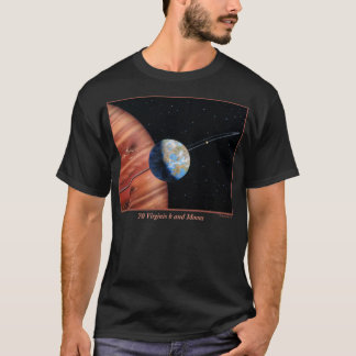 70 Virginis b und Mond-Shirt T-Shirt
