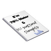 70% water and 30% scattered thoughts notizblock (Rechte Seite)