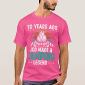 70 Year Old Camping Legend Scout 70Birthday Camper T-Shirt (Vorderseite)