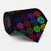 70er 45 Vinyl Album Record Retro Krawatte (Gerollt)