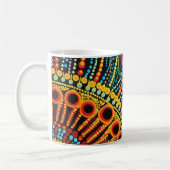 70er 60er psychedelischer Hippie Retro Hip Kaffeetasse (Links)