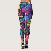 70er 60er Psychedelischer Hippie Retro Hip Leggings (Rückseite)