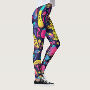 70er 60er Psychedelischer Hippie Retro Hip Leggings