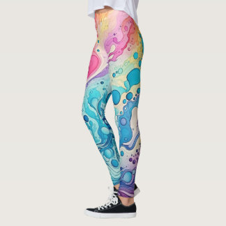 70er 60er Psychedelischer Hippie Retro Hip Leggings
