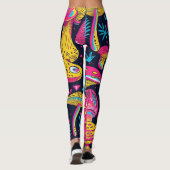 70er 60er Psychedelischer Hippie Retro Hip Leggings (Rückseite)