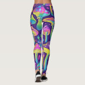 70er 60er Psychedelischer Hippie Retro Hip Leggings (Rückseite)
