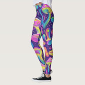70er 60er Psychedelischer Hippie Retro Hip Leggings (Links)