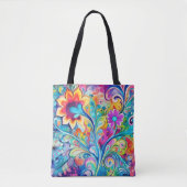 70er 60er Psychedelischer Hippie Retro Hip Tasche (Vorderseite)