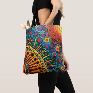 70er 60er Psychedelischer Hippie Retro Hip Tasche