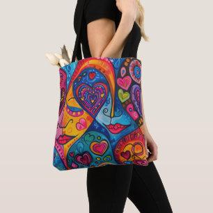 70er 60er Psychedelischer Hippie Retro Hip Tasche