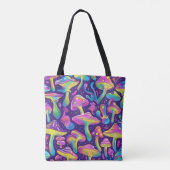 70er 60er Psychedelischer Hippie Retro Hip Tasche (Rückseite)