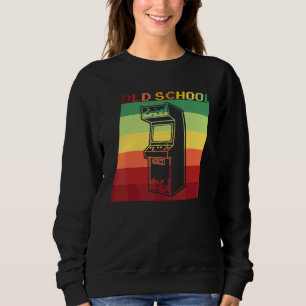 70er 80er 90er Vintage Retro Arcade-Videospiel Alt Sweatshirt