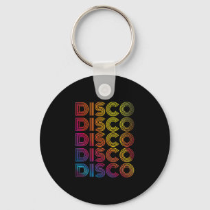 70er 80er Disco Tanzparty Vintage Retro Old School Schlüsselanhänger
