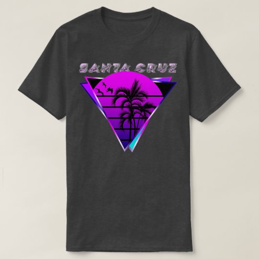 70er 80er in California City Santa Cruz (2) T-Shirt (Design vorne)