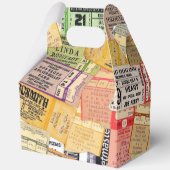 70er 80er Music Concept Ticket Stubs Gefallen Gesc Geschenkschachtel (Vorderseite)