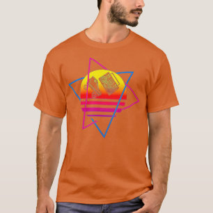 70er 80er Rollschuhe Vintage-Rollschuhlaufen T-Shirt